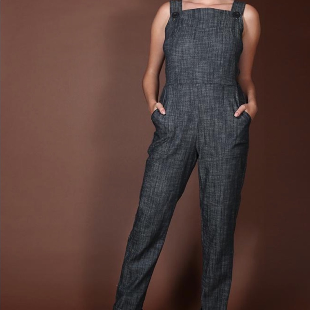 Nooworks stretch denim overalls